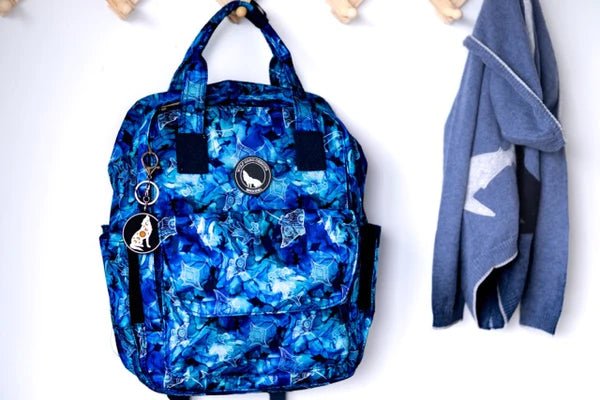 WOLFPACK KIDS' BACKPACK - OTHER FISH IN THE SEA by WOLF GANG DESIGNS - The Playful Collective