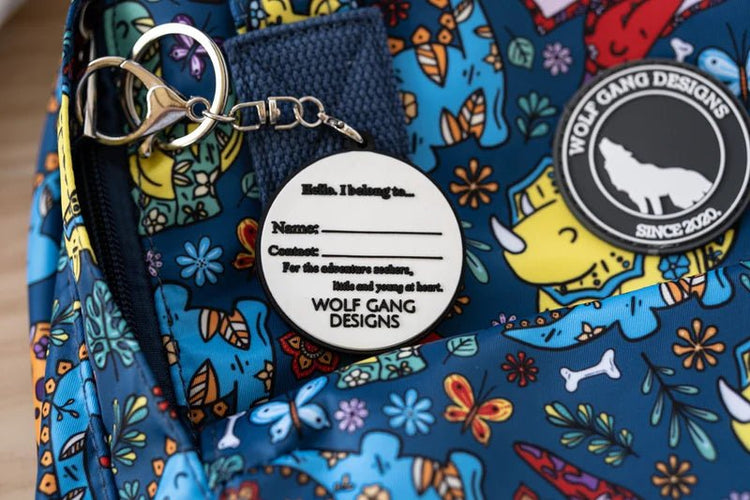 WOLFPACK - NAME TAG KEY CHAIN by WOLF GANG DESIGNS - The Playful Collective
