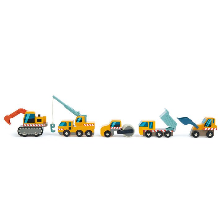WOODEN CONSTRUCTION CAR SET by TENDER LEAF TOYS - The Playful Collective