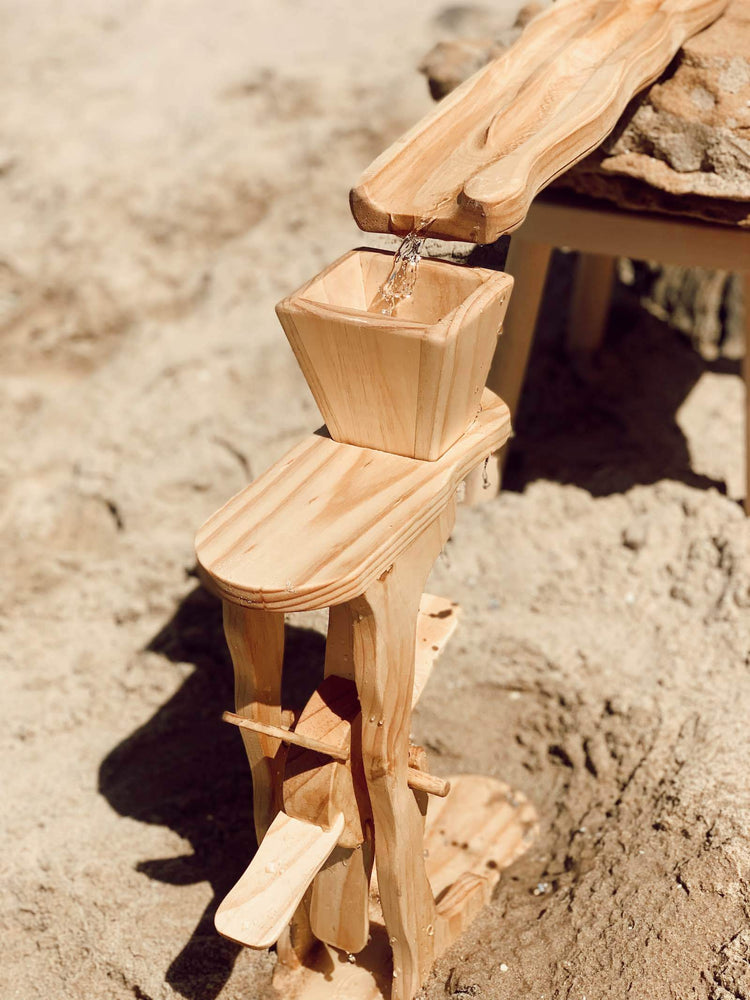 WOODEN WATER + SAND WHEEL by EXPLORE NOOK - The Playful Collective