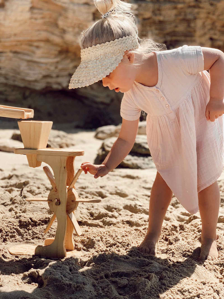 WOODEN WATER + SAND WHEEL by EXPLORE NOOK - The Playful Collective