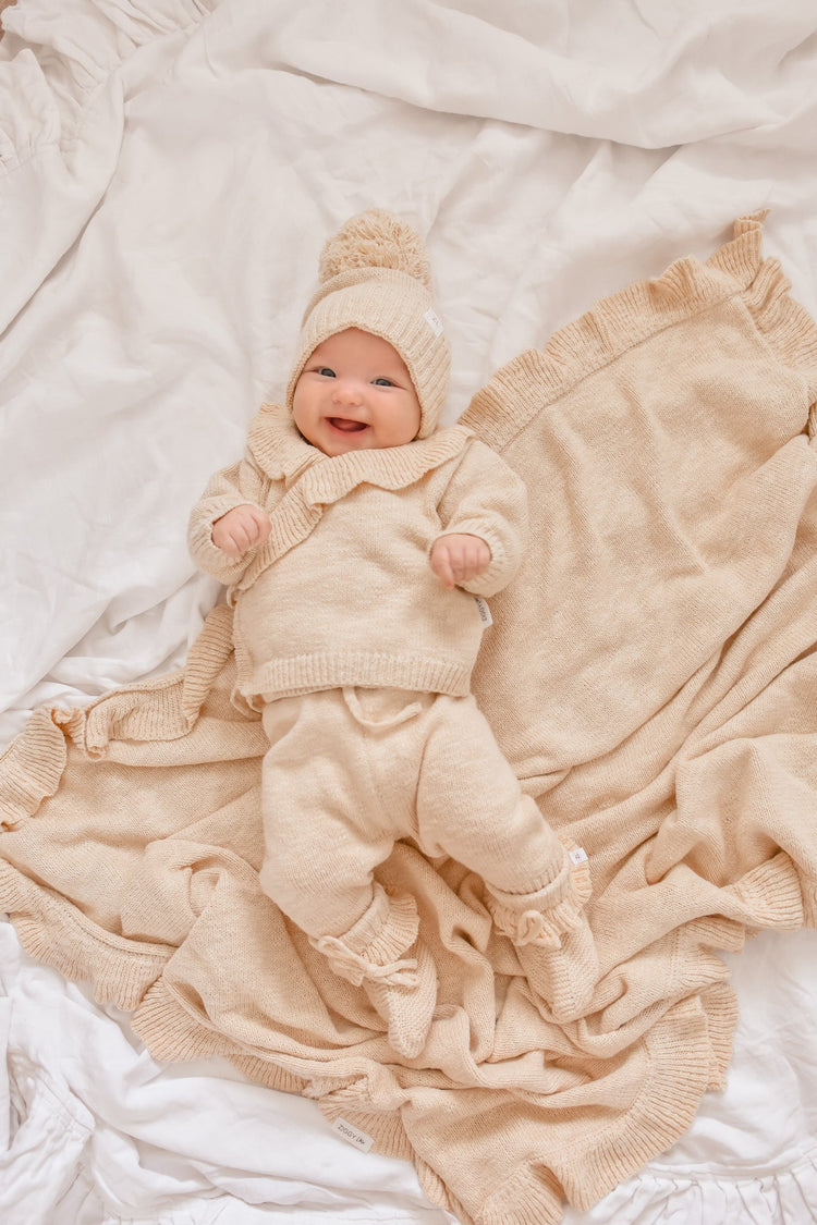 ZIGGY LOU | BLANKET - SHELL FRILL by ZIGGY LOU - The Playful Collective