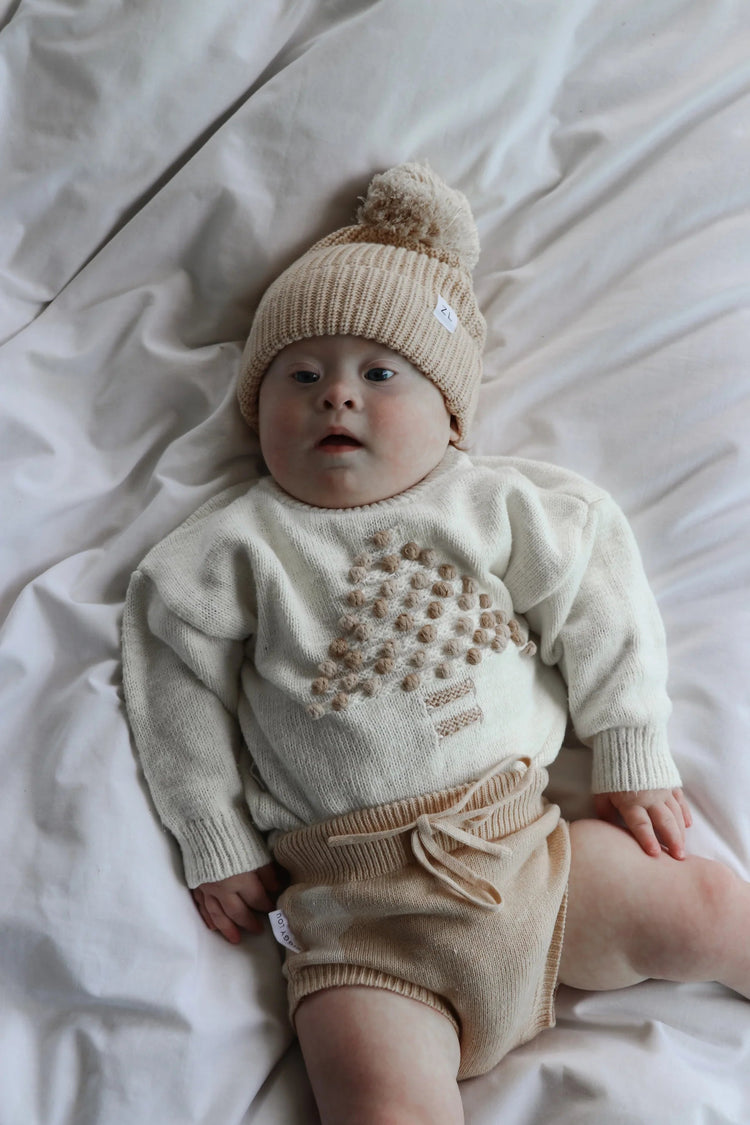 ZIGGY LOU | BLOOMERS - SAND FLECK 0-3M by ZIGGY LOU - The Playful Collective