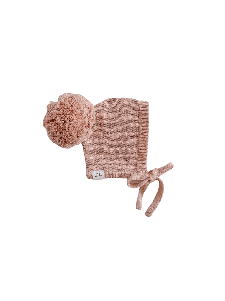 ZIGGY LOU | BONNET - ROSE (POM POM) 0-3M by ZIGGY LOU - The Playful Collective