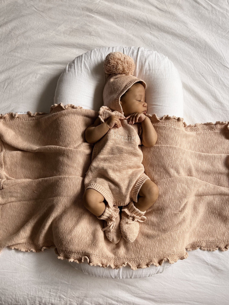 ZIGGY LOU | FRILL ROMPER - ROSE NB by ZIGGY LOU - The Playful Collective