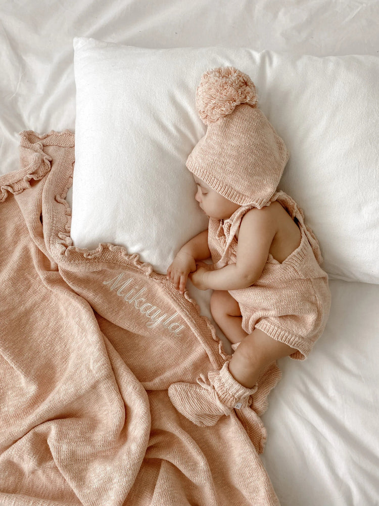ZIGGY LOU | FRILL ROMPER - ROSE NB by ZIGGY LOU - The Playful Collective
