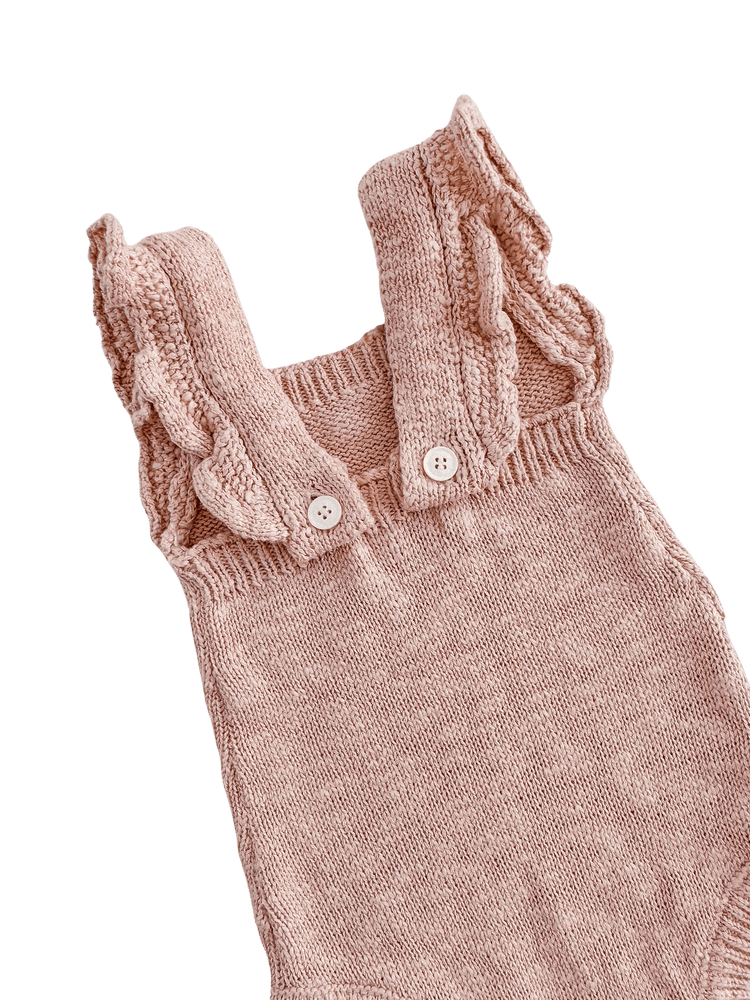 ZIGGY LOU | FRILL ROMPER - ROSE NB by ZIGGY LOU - The Playful Collective