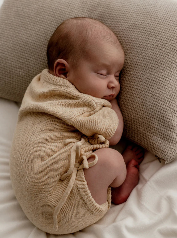 ZIGGY LOU | SUMMER KIMONO ROMPER - SAND FLECK NB by ZIGGY LOU - The Playful Collective