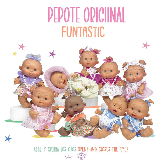 NINES D'ONIL | BABY DOLL PEPOTE ORIGINAL FUNTASTIC (26CM)