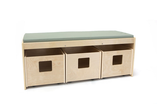 BILLY KIDZ | SOFA BENCH WITH 3 STORAGE BINS