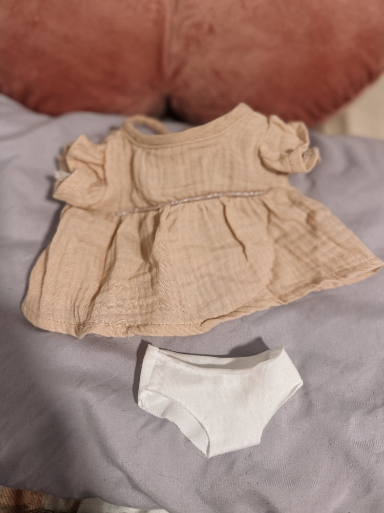 THE PLAYFUL COLLECTIVE | DOLL'S CLOTHING - BLUSH SHORTIE DRESS