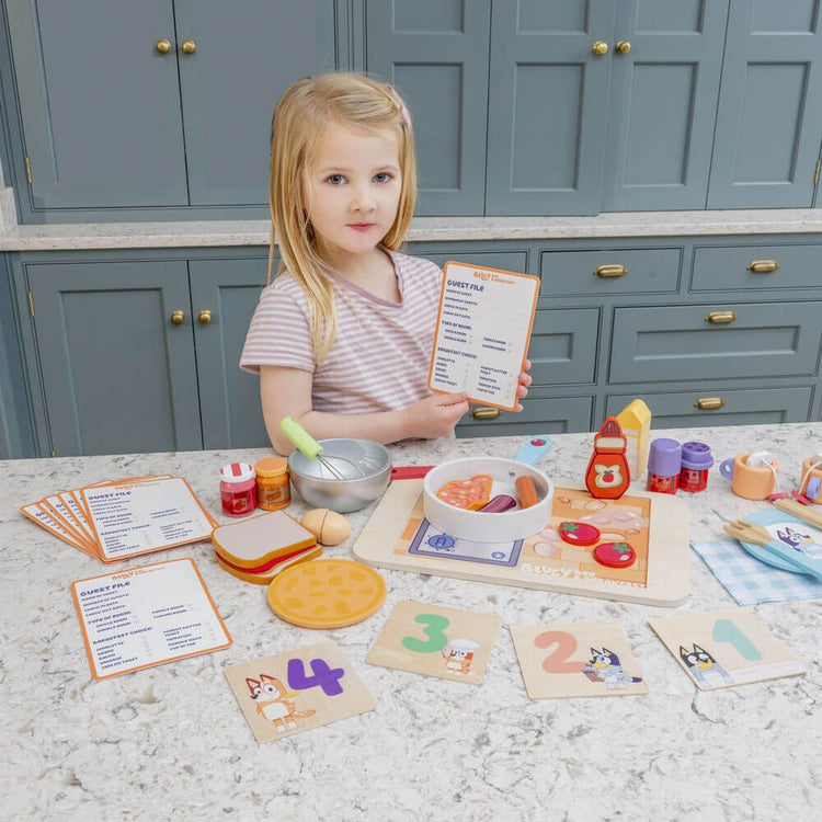BLUEY | WOODEN HOTEL BREAKFAST TRAY
