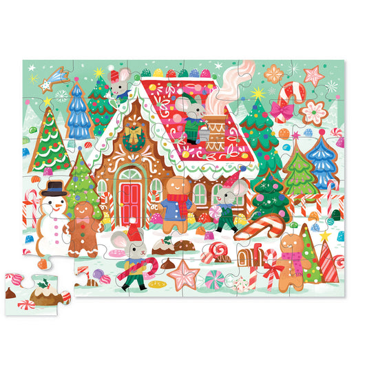 CROCODILE CREEK | CLASSIC FLOOR PUZZLE 36 PIECE - GINGERBREAD HOUSE