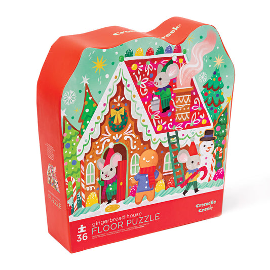 CROCODILE CREEK | CLASSIC FLOOR PUZZLE 36 PIECE - GINGERBREAD HOUSE