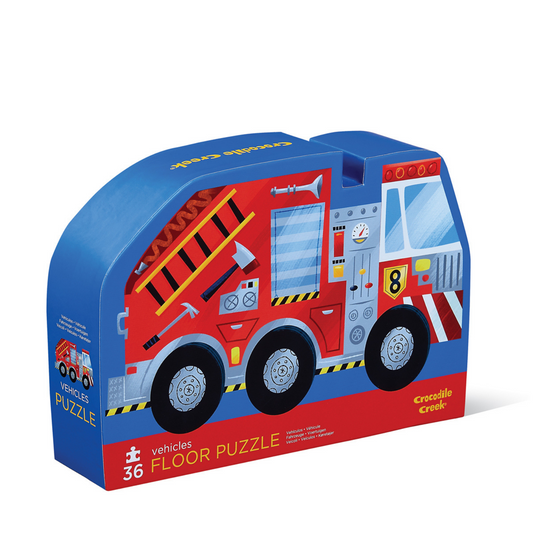 CROCODILE CREEK | CLASSIC FLOOR PUZZLE 36 PIECE - VEHICLES