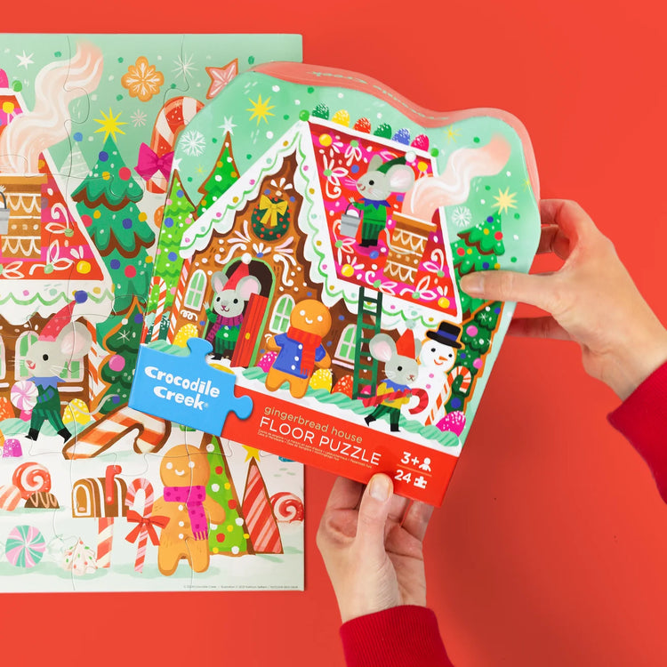 CROCODILE CREEK | CLASSIC FLOOR PUZZLE 36 PIECE - GINGERBREAD HOUSE