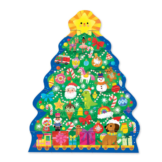 CROCODILE CREEK | CLASSIC FLOOR PUZZLE 24 PIECE - CHRISTMAS TREE