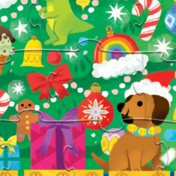 CROCODILE CREEK | CLASSIC FLOOR PUZZLE 24 PIECE - CHRISTMAS TREE