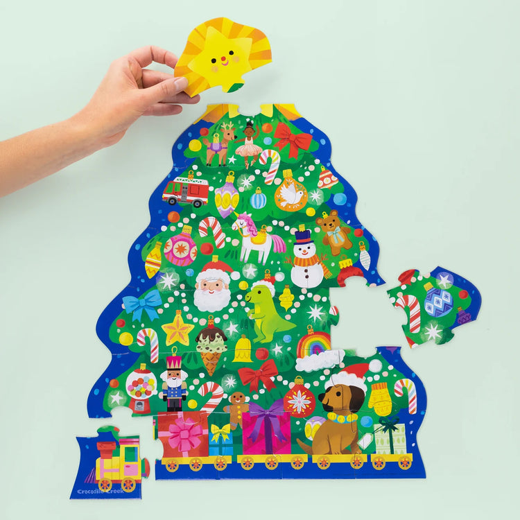 CROCODILE CREEK | CLASSIC FLOOR PUZZLE 24 PIECE - CHRISTMAS TREE