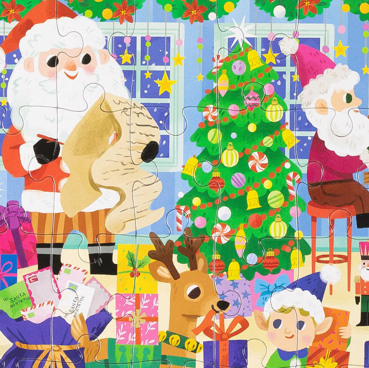 CROCODILE CREEK | FLAT HOUSE PUZZLE 50 PIECE - SANTA'S WORKSHOP