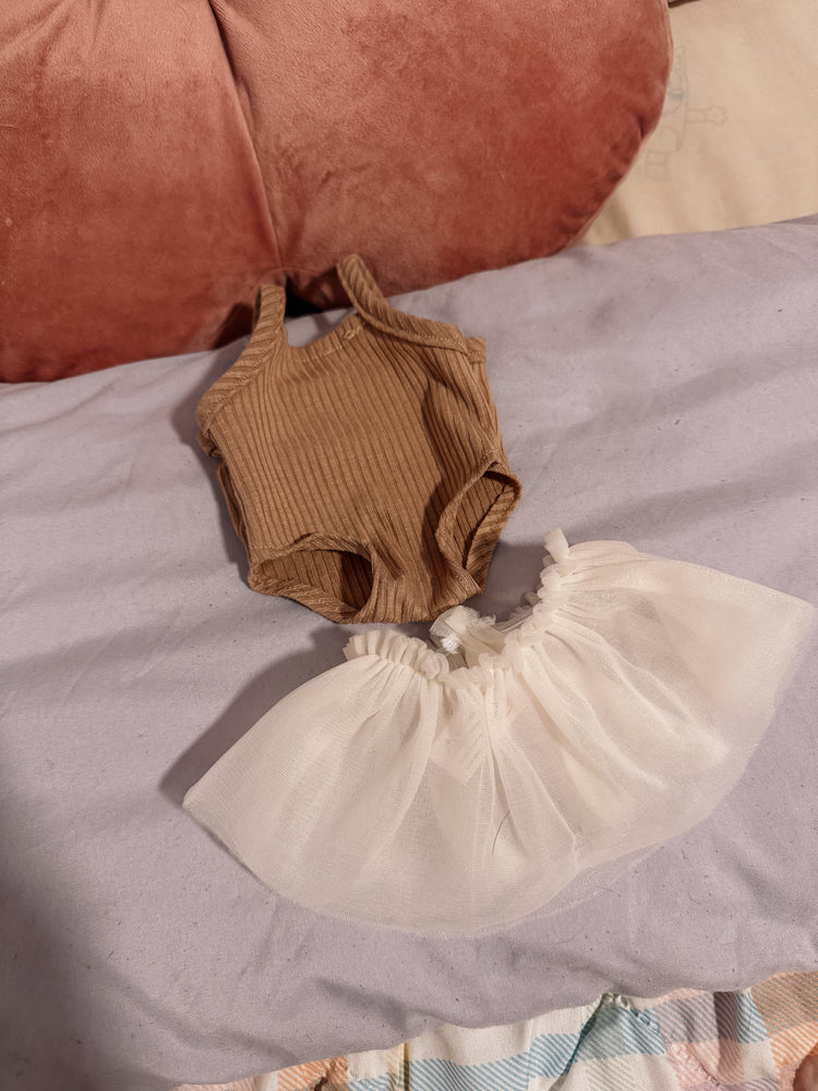 THE PLAYFUL COLLECTIVE | DOLL'S CLOTHING - BEIGE BALLERINA