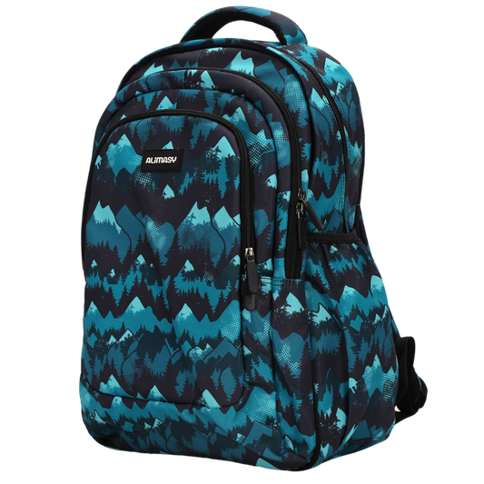 ALIMASY | LARGE/SCHOOL KIDS BACKPACK - CAMO MOUNTAIN *PRE-ORDER*