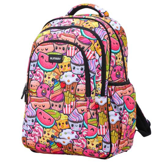 ALIMASY | LARGE/SCHOOL KIDS BACKPACK - CUTE TREATS *PRE-ORDER*