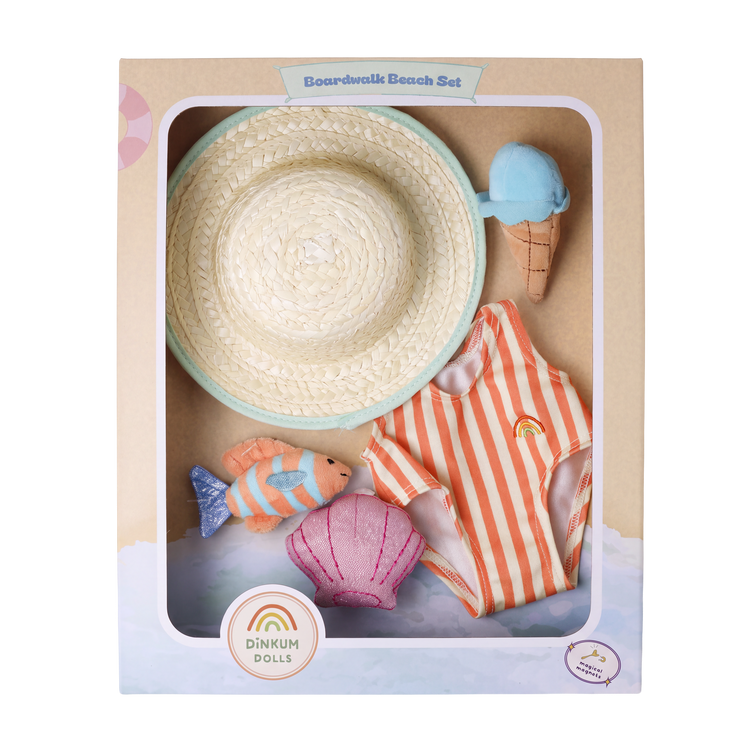 OLLI ELLA | DINKUM DOLL BOARDWALK BEACH OUTFIT SET