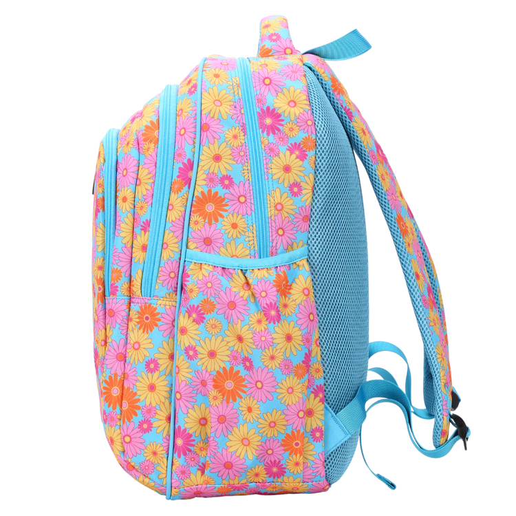 ALIMASY | LARGE/SCHOOL KIDS BACKPACK - DITSY DAISY FLOWERS *PRE-ORDER*