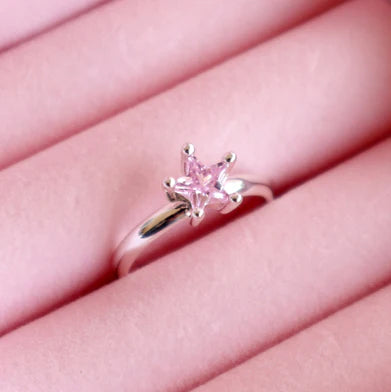 LAUREN HINKLEY | PINK SHINING STAR RING WITH FAIRY MAGIC TRINKET BOX