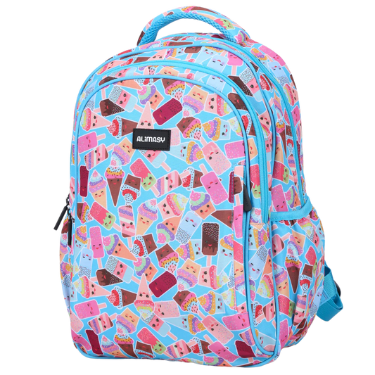 ALIMASY | MIDSIZE KIDS BACKPACK - ICE CREAM PARTY *PRE-ORDER*