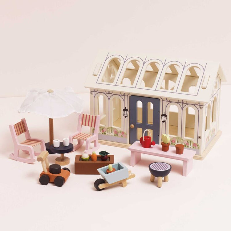 LE TOY VAN | CONSERVATORY DOLLS HOUSE SET