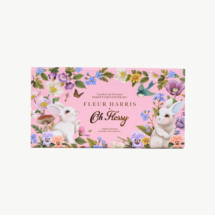 OH FLOSSY | OH FLOSSY X FLEUR HARRIS - GARDEN OF DREAMS DELUXE MAKEUP & GLITTER SET