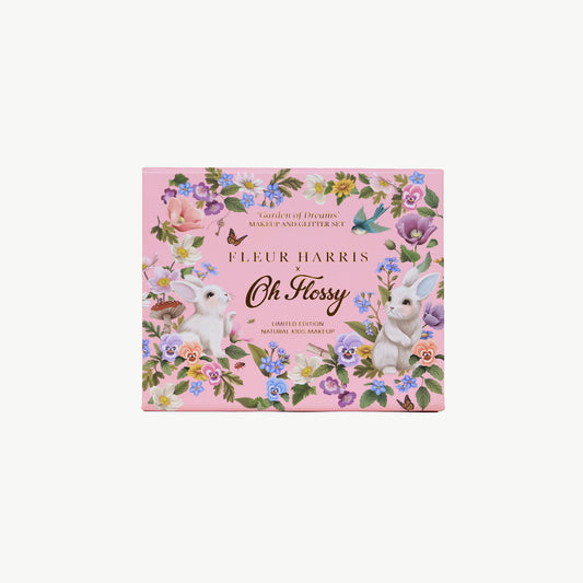 OH FLOSSY | OH FLOSSY X FLEUR HARRIS - GARDEN OF DREAMS MINI MAKEUP & GLITTER SET
