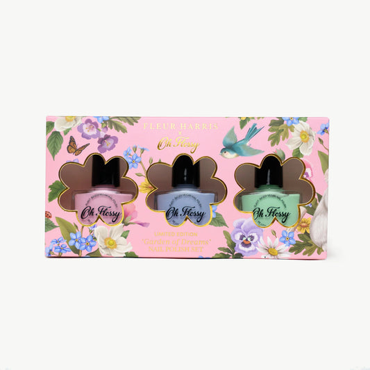 OH FLOSSY | OH FLOSSY X FLEUR HARRIS - GARDEN OF DREAMS COLLECTION NAIL POLISH SET