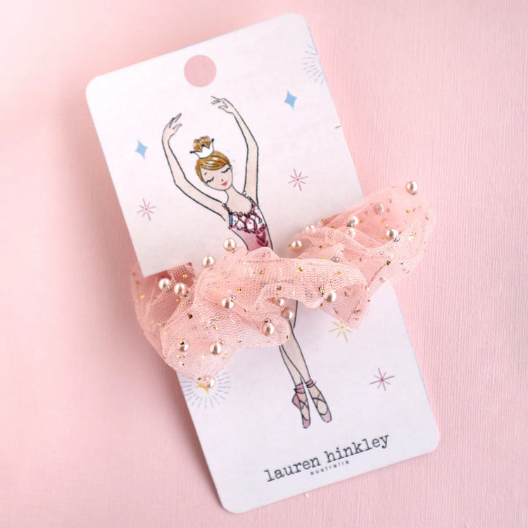 LAUREN HINKLEY | AVA BALLERINA PEARL SCRUNCHIE
