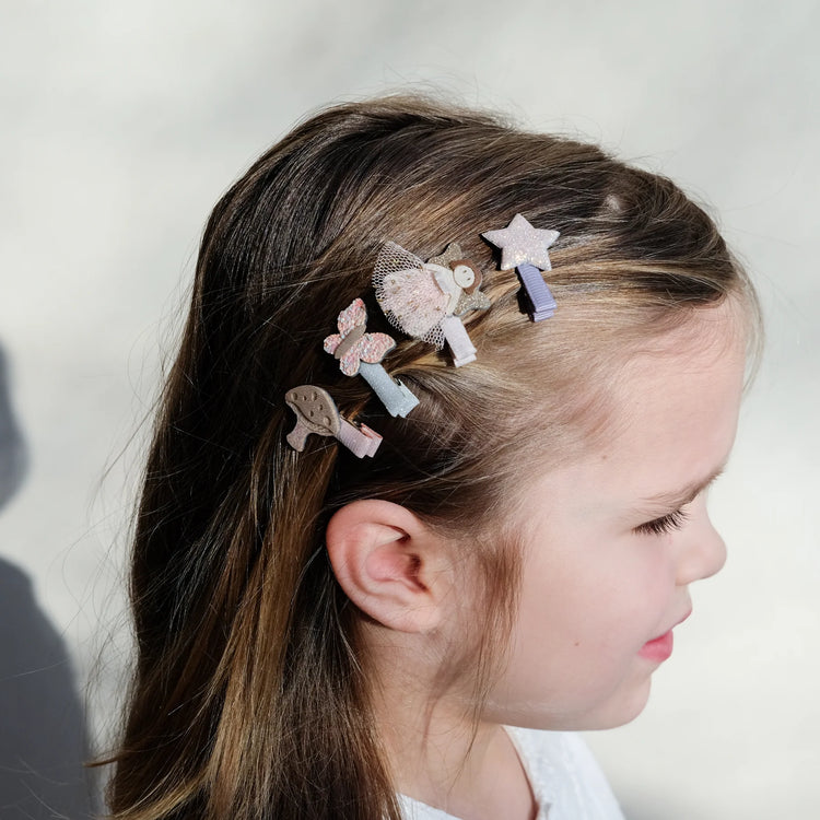 MIMI & LULA | FAIRY MINI HAIR CLIPS - PINK MULTI