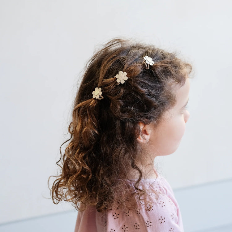 MIMI & LULA | DAISY MINI HAIR PONES - NEUTRAL