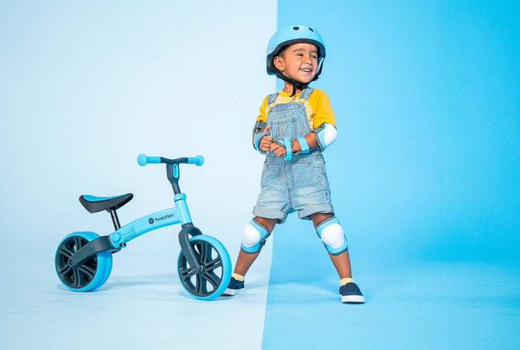 YVOLUTION | Y VELO JUNIOR BALANCE BIKE - BLUE