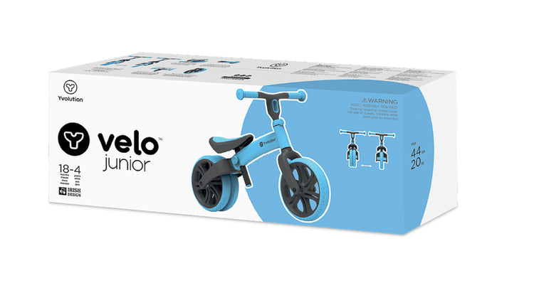 YVOLUTION | Y VELO JUNIOR BALANCE BIKE - BLUE