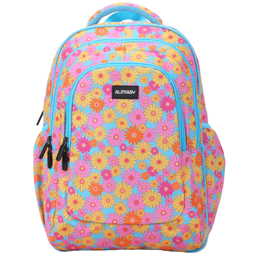 ALIMASY | LARGE/SCHOOL KIDS BACKPACK - DITSY DAISY FLOWERS *PRE - ORDER* by ALIMASY - The Playful Collective