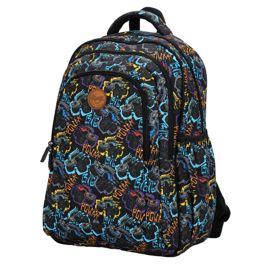 ALIMASY | LARGE/SCHOOL KIDS BACKPACK - MONSTER TRUCK *PRE - ORDER* by ALIMASY - The Playful Collective