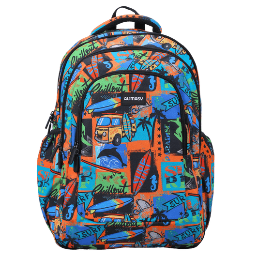 ALIMASY | LARGE/SCHOOL KIDS BACKPACK - SURF KOMBI *PRE - ORDER* by ALIMASY - The Playful Collective