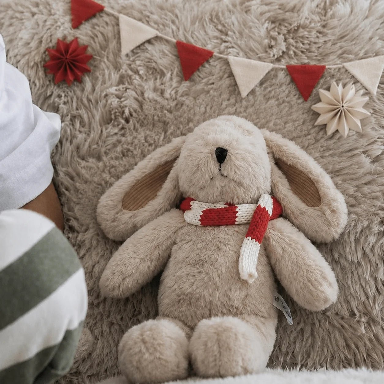 AND THE LITTLE DOG LAUGHED | CHRISTMAS HUGH RABBIT - MEDIUM by AND THE LITTLE DOG LAUGHED - The Playful Collective