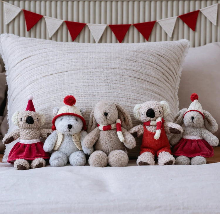 AND THE LITTLE DOG LAUGHED | CHRISTMAS HUGH RABBIT - MEDIUM by AND THE LITTLE DOG LAUGHED - The Playful Collective