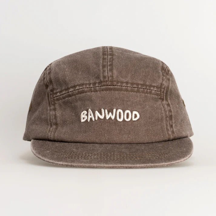 BANWOOD | WASHED 5 PANEL CAP - BROWN *PRE - ORDER* 1 - 3Y (50cm) by BANWOOD - The Playful Collective