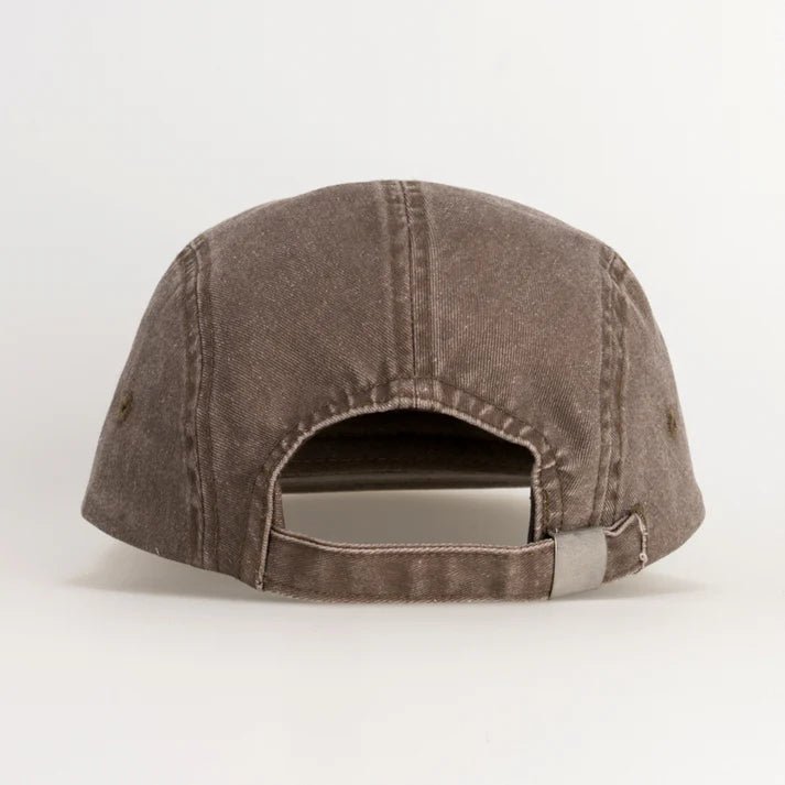 BANWOOD | WASHED 5 PANEL CAP - BROWN *PRE - ORDER* 1 - 3Y (50cm) by BANWOOD - The Playful Collective