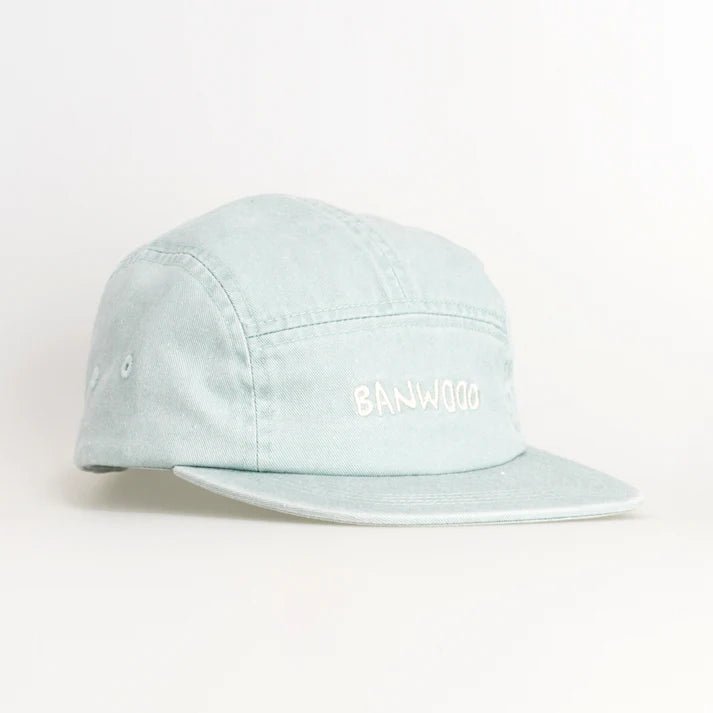 BANWOOD | WASHED 5 PANEL CAP - MINT *PRE - ORDER* 1 - 3Y (50cm) by BANWOOD - The Playful Collective