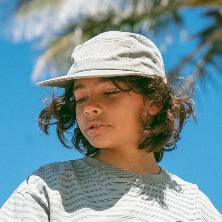 BANWOOD | WASHED 5 PANEL CAP - SAGE *PRE - ORDER* 1 - 3Y (50cm) by BANWOOD - The Playful Collective