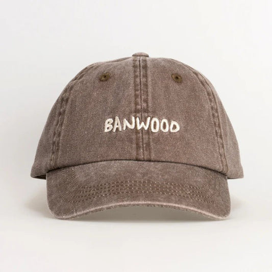 BANWOOD | WASHED BASEBALL CAP - BROWN *PRE - ORDER* 1 - 3Y (50cm) by BANWOOD - The Playful Collective